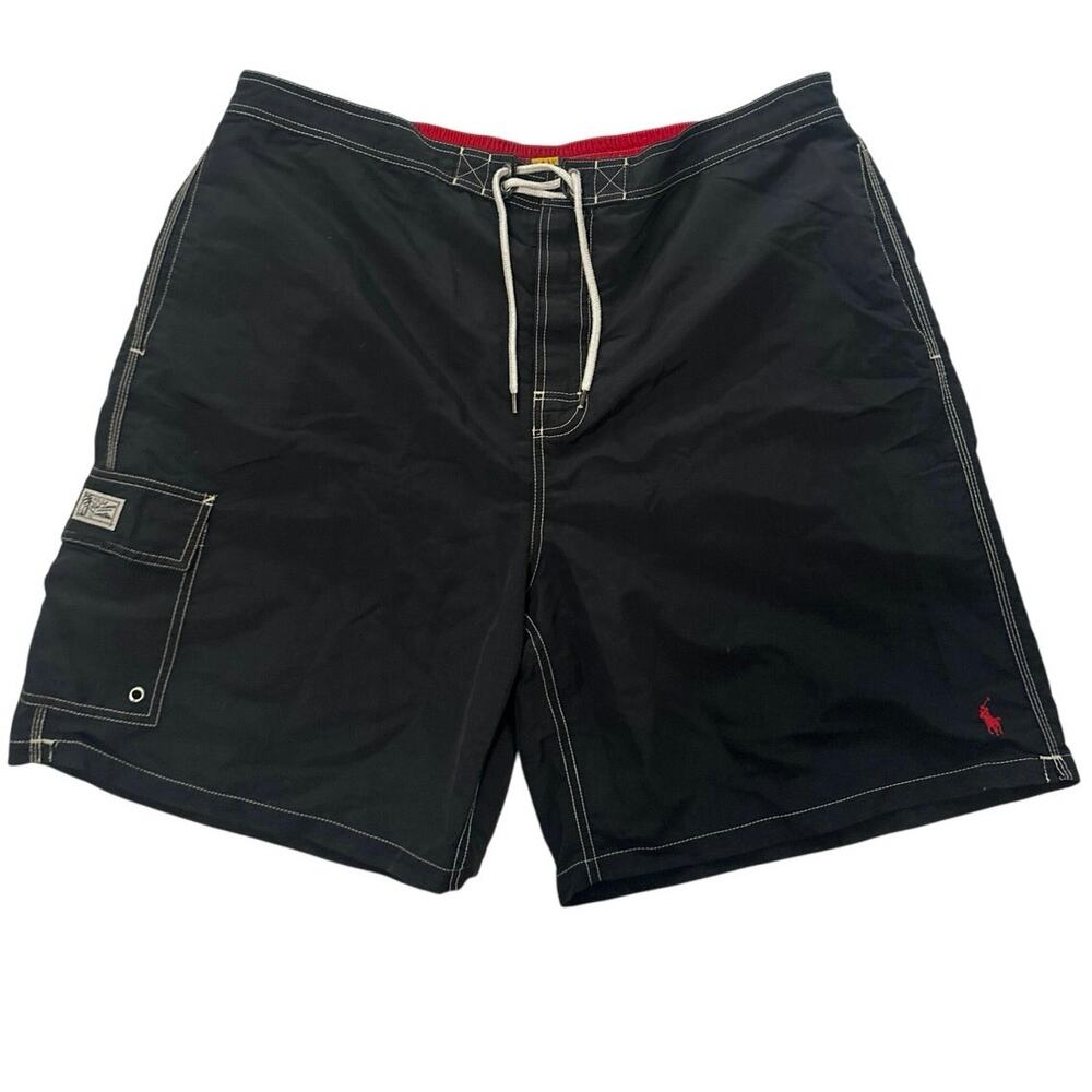Polo Ralph Lauren men’s swimwear shorts trunks Sz 2XB BIG mint condition